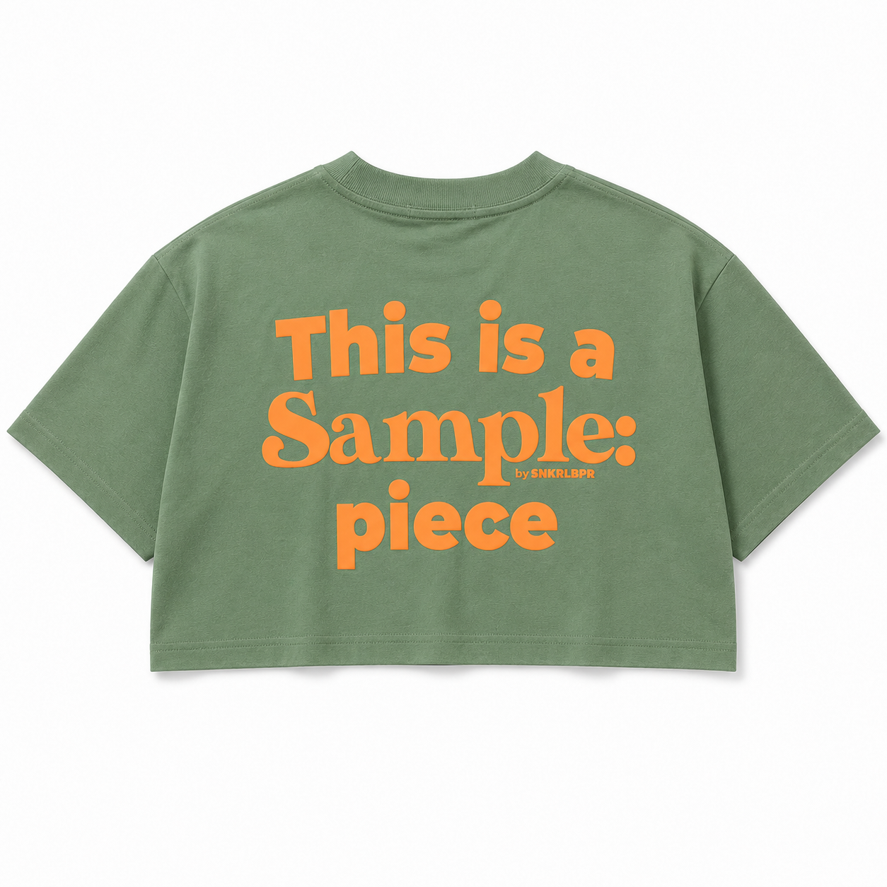 SAMPLE | “La Muestra” WMNS Reverse Carrot Crop Tee