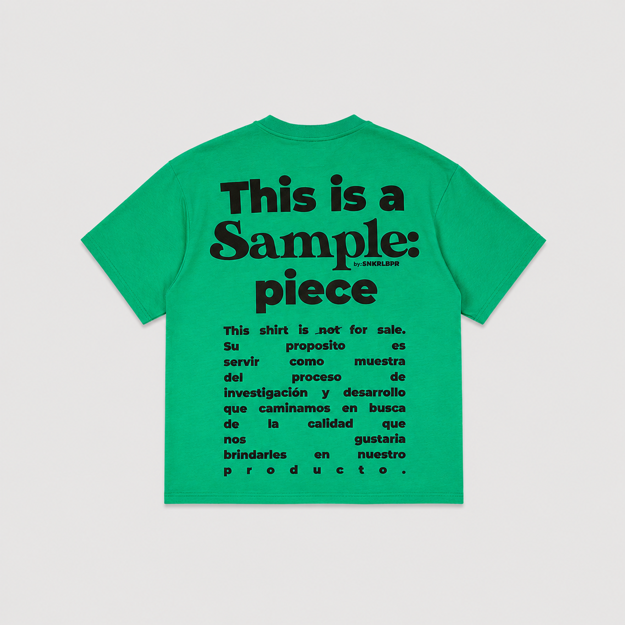 SAMPLE | "La MUESTRA" Green Lantern Tee