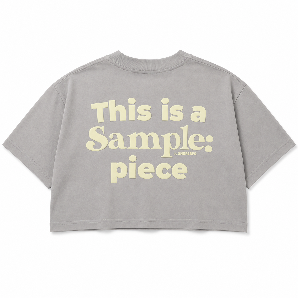 SAMPLE | “La Muestra” WMNS Phantom CROP TEE