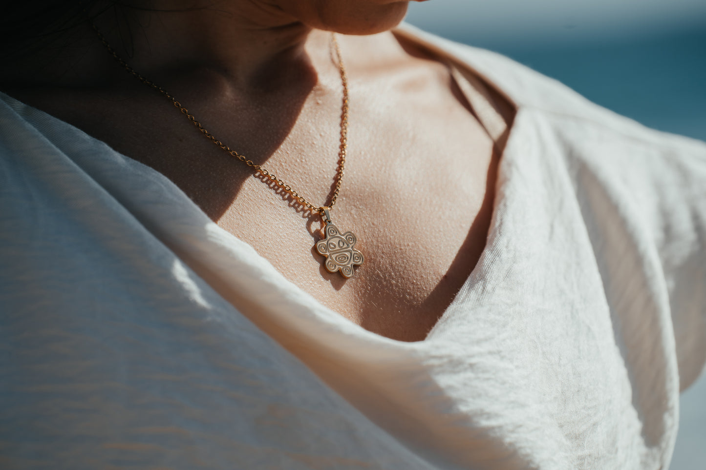 SAMPLE | GOLD SOL TAÍNO NECKLACE