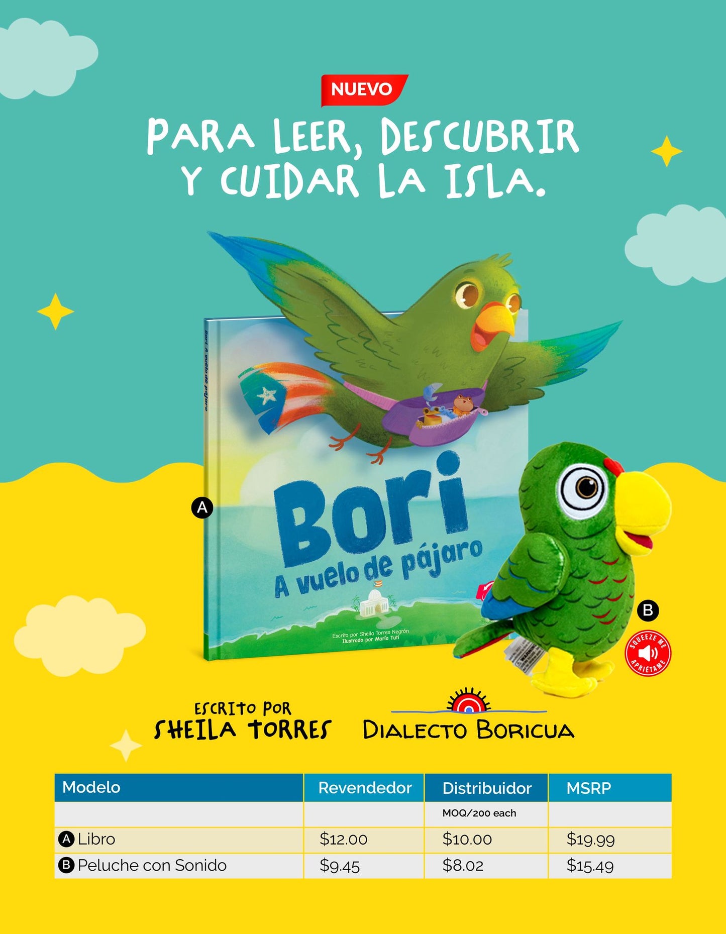 JIBARITO | Cotorra (Peluche)