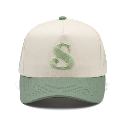 Sample - OG Sage Green /Cream Snapback Hat