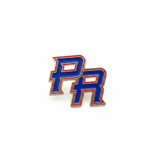 SAMPLE PINS | PR INITIALS BLUE ORANGE PIN