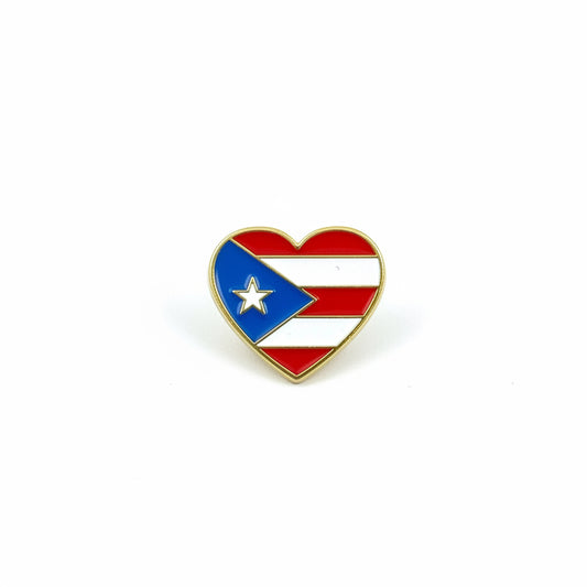 SAMPLE PINS | FLAG HEART PIN