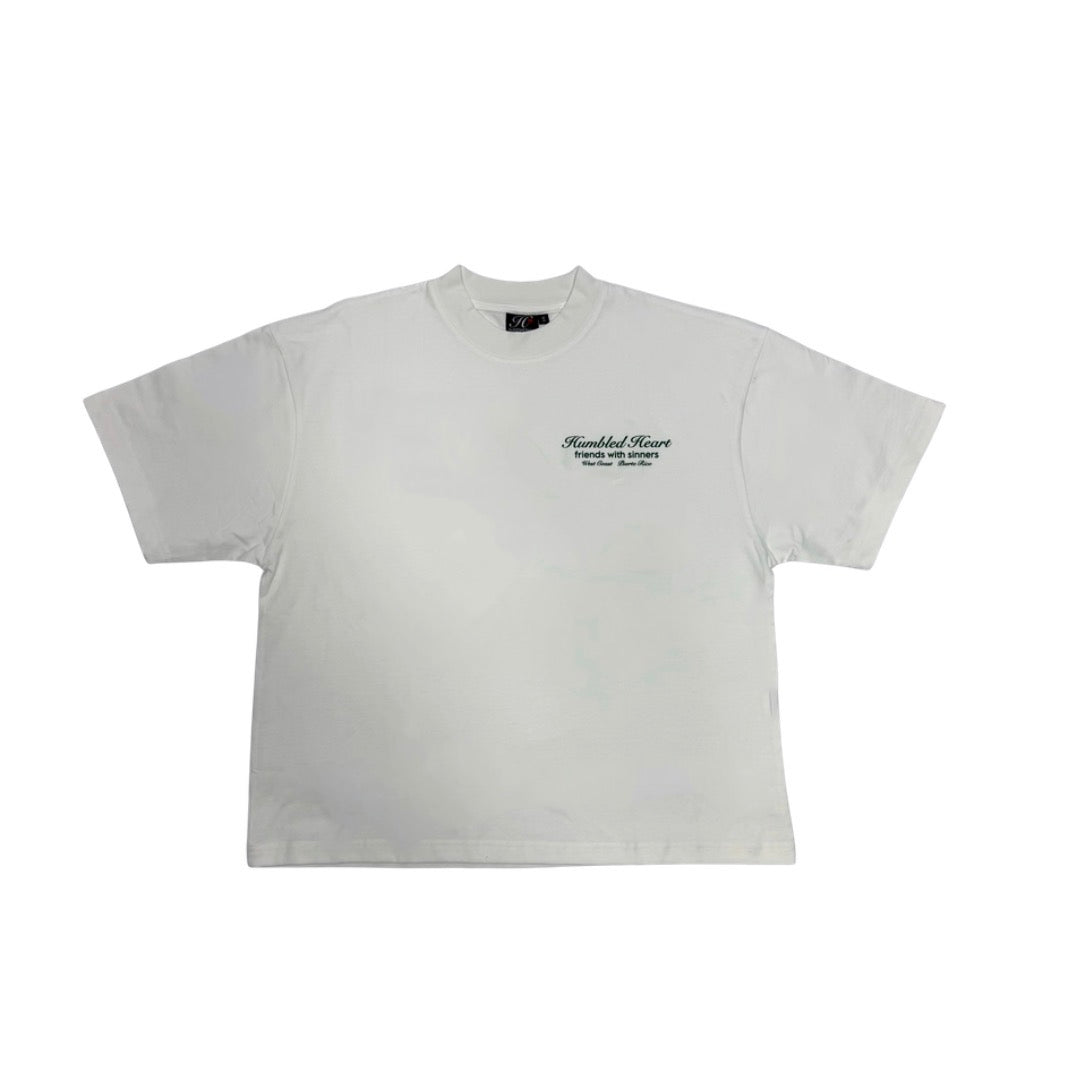 HUMBLED HEART | GREEN LOGO TEE