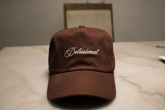 DELUSIONAL | BROWN DAD HAT