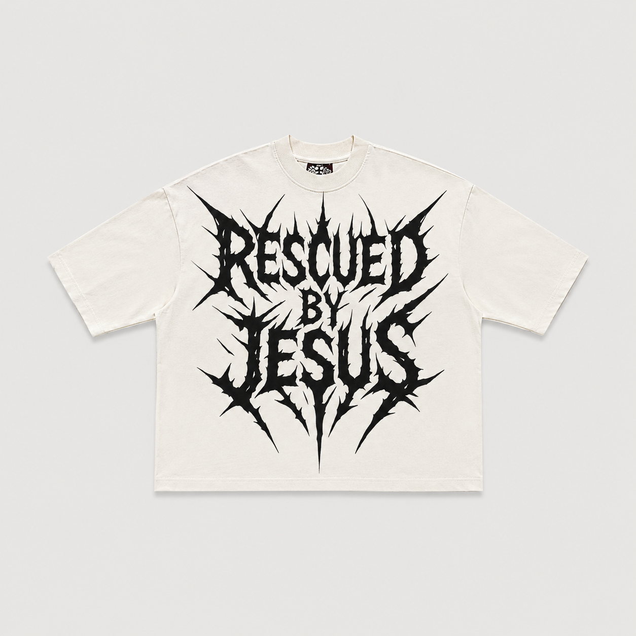 RESQ | Rockstar Jesus Off-White Tee