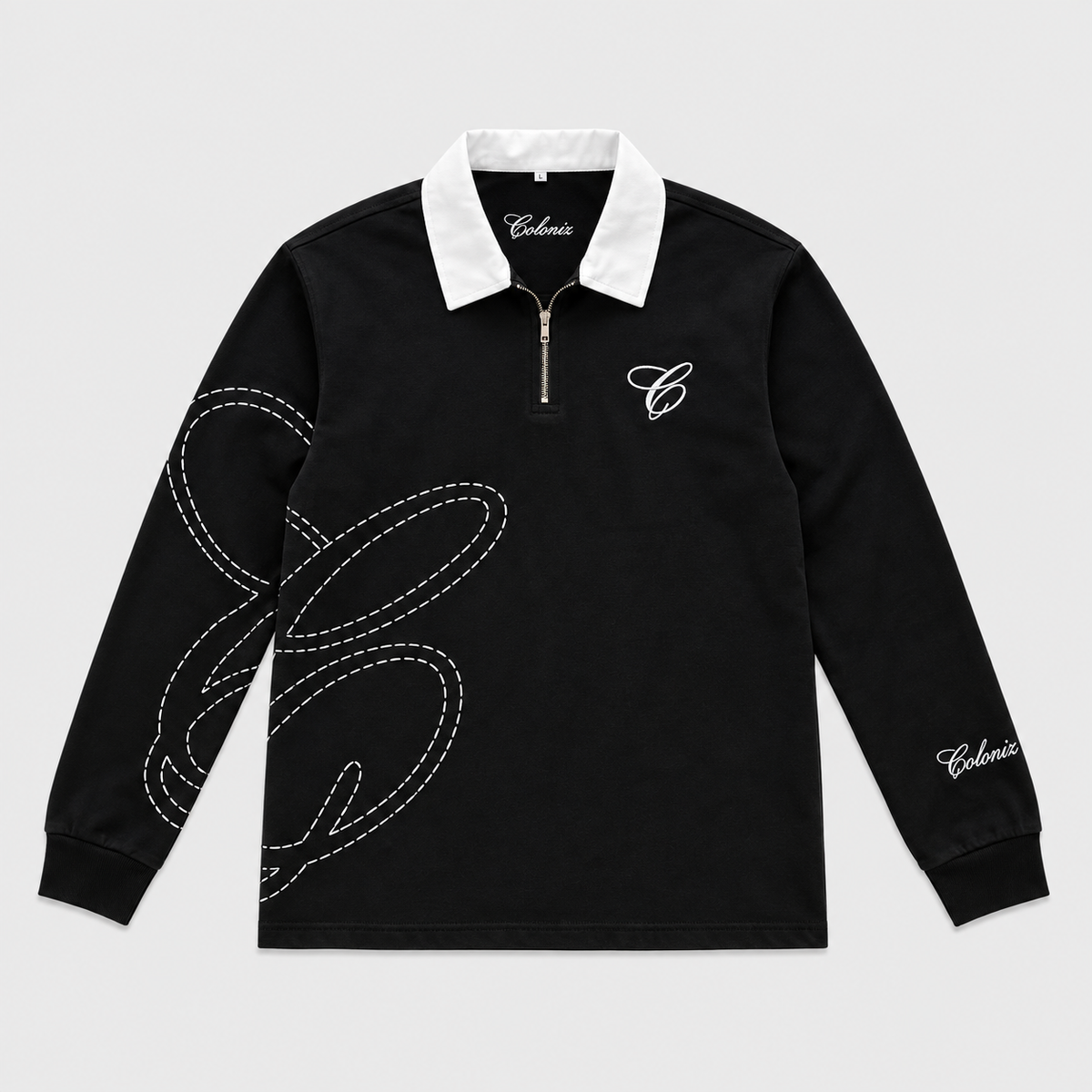 COLONIV | BLACK ZIP LS