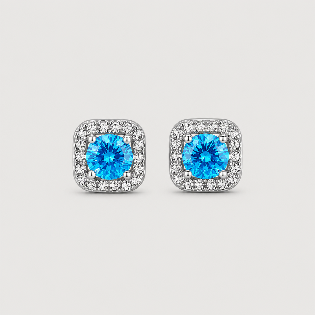 SANTANA&CO - Cushion Cut Stud Earrings