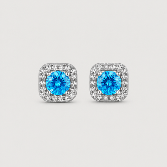 SANTANA&CO - Cushion Cut Stud Earrings