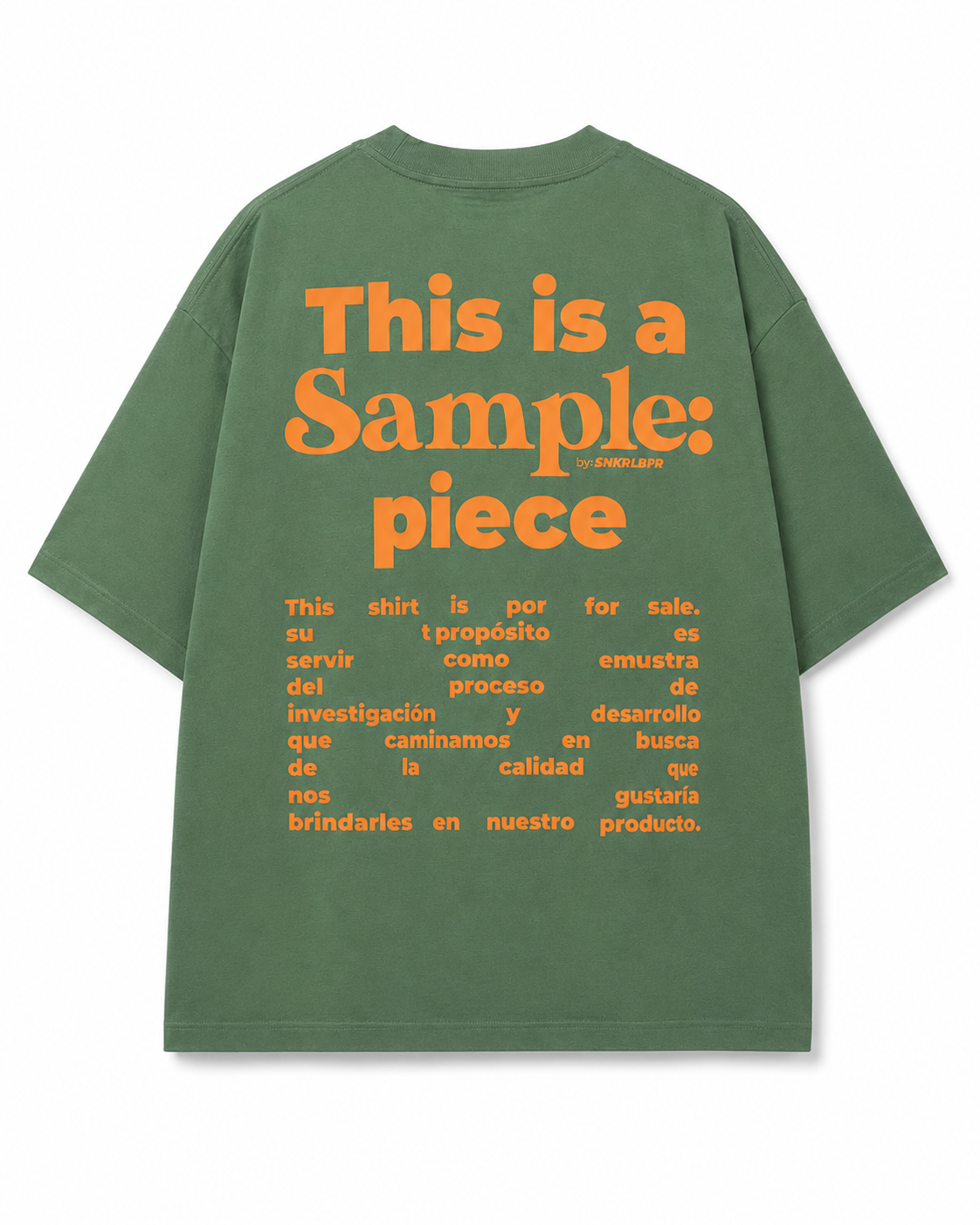 SAMPLE | “La Muestra” REVERSE CARROT Tee