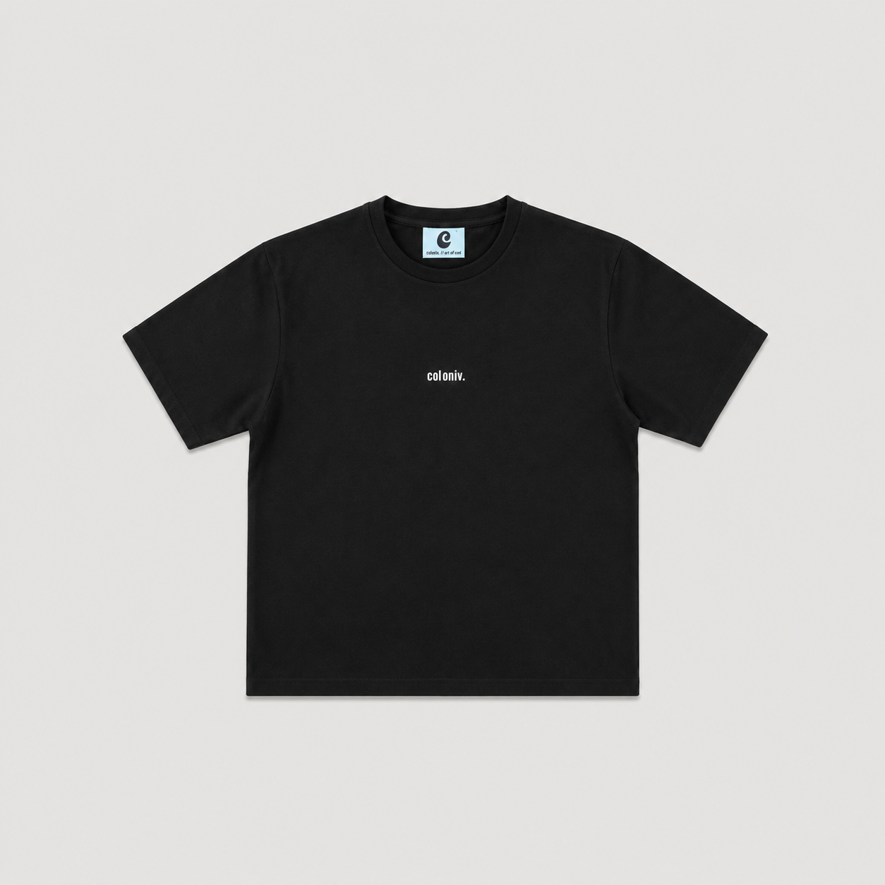 COLONIV | Black Basic Logo Tee
