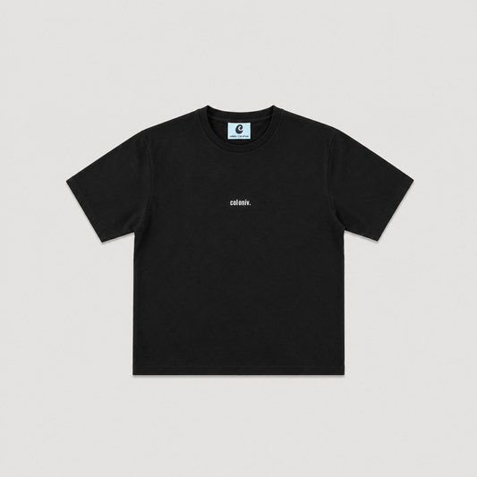 COLONIV | Black Basic Logo Tee