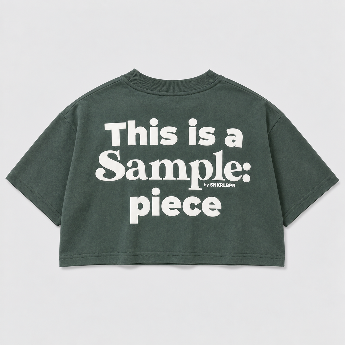 SAMPLE | “La Muestra” WMNS Concrete Jungle Crop Tee