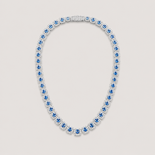 SANTANA&CO -Blue Cushion Cut