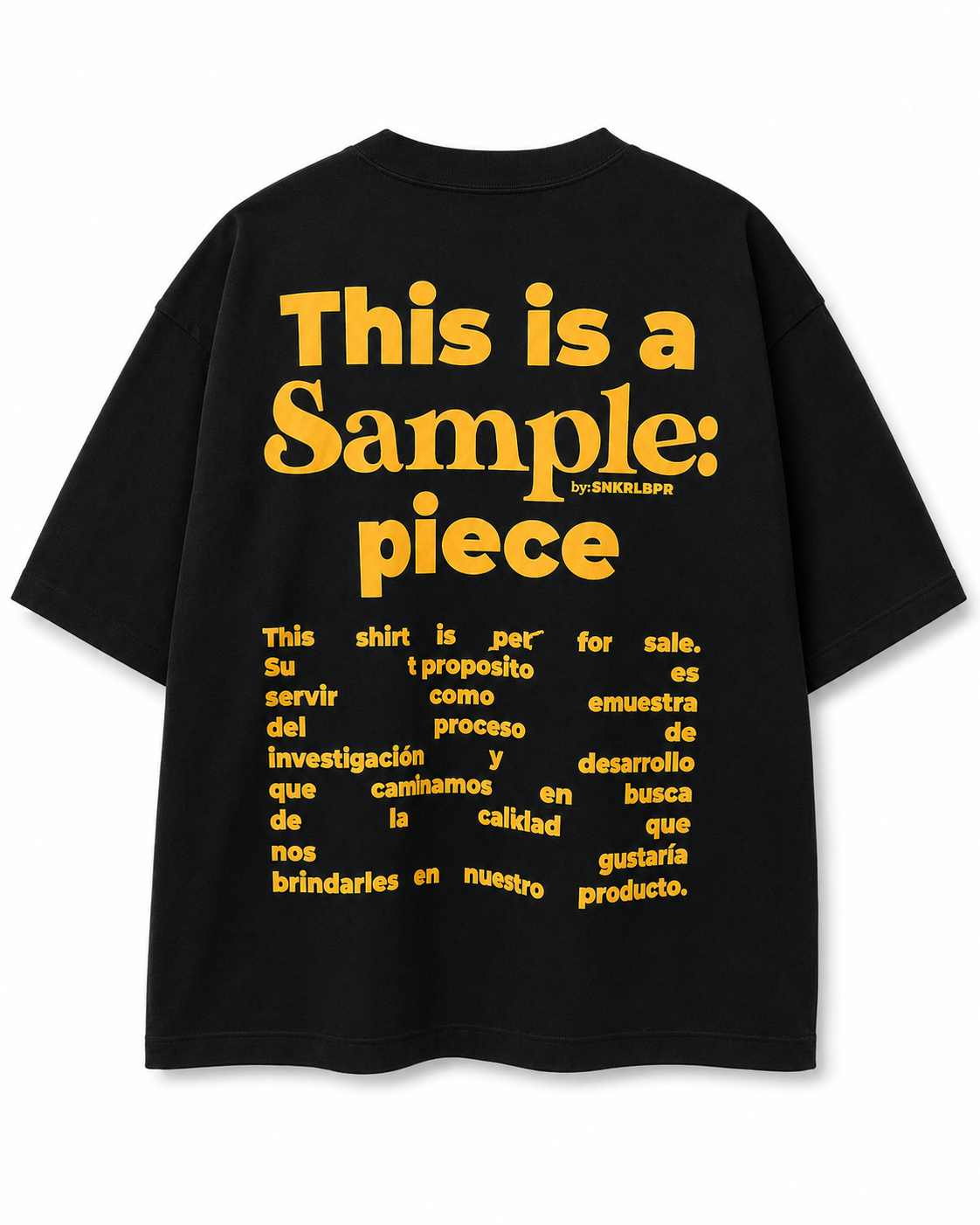 SAMPLE | “La Muestra” BUMBLEBEE TEE
