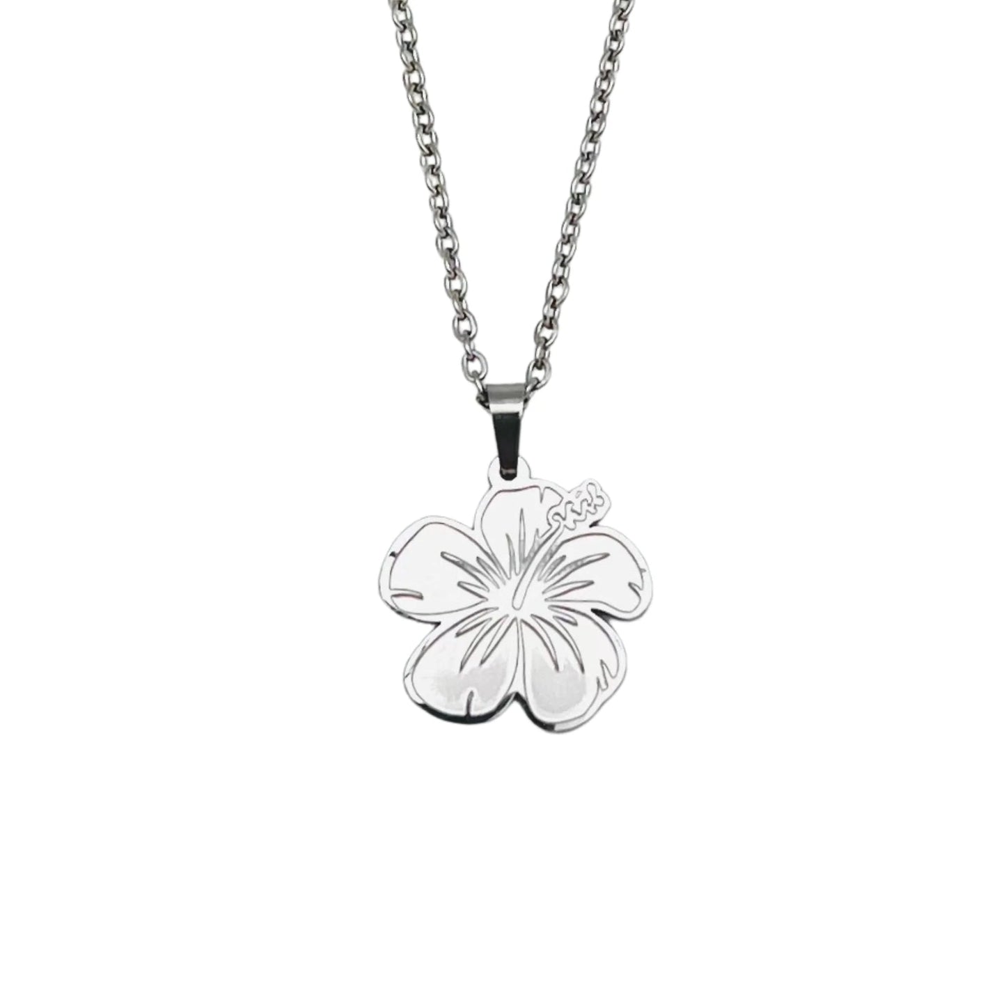 SAMPLE | SILVER FLOR NECKLACE