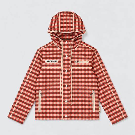 MYTHIK | PLAID WINDBREAKER