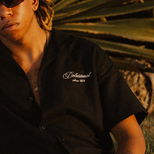 Delusional | Black Campo Top