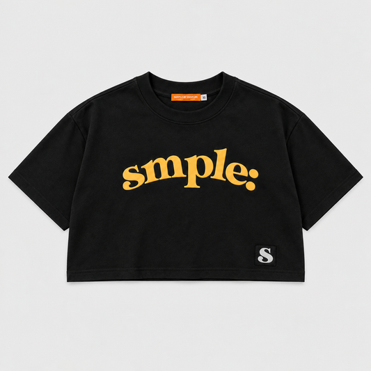 SAMPLE | “La Muestra” WMNS BUMBLEBEE CROP TEE