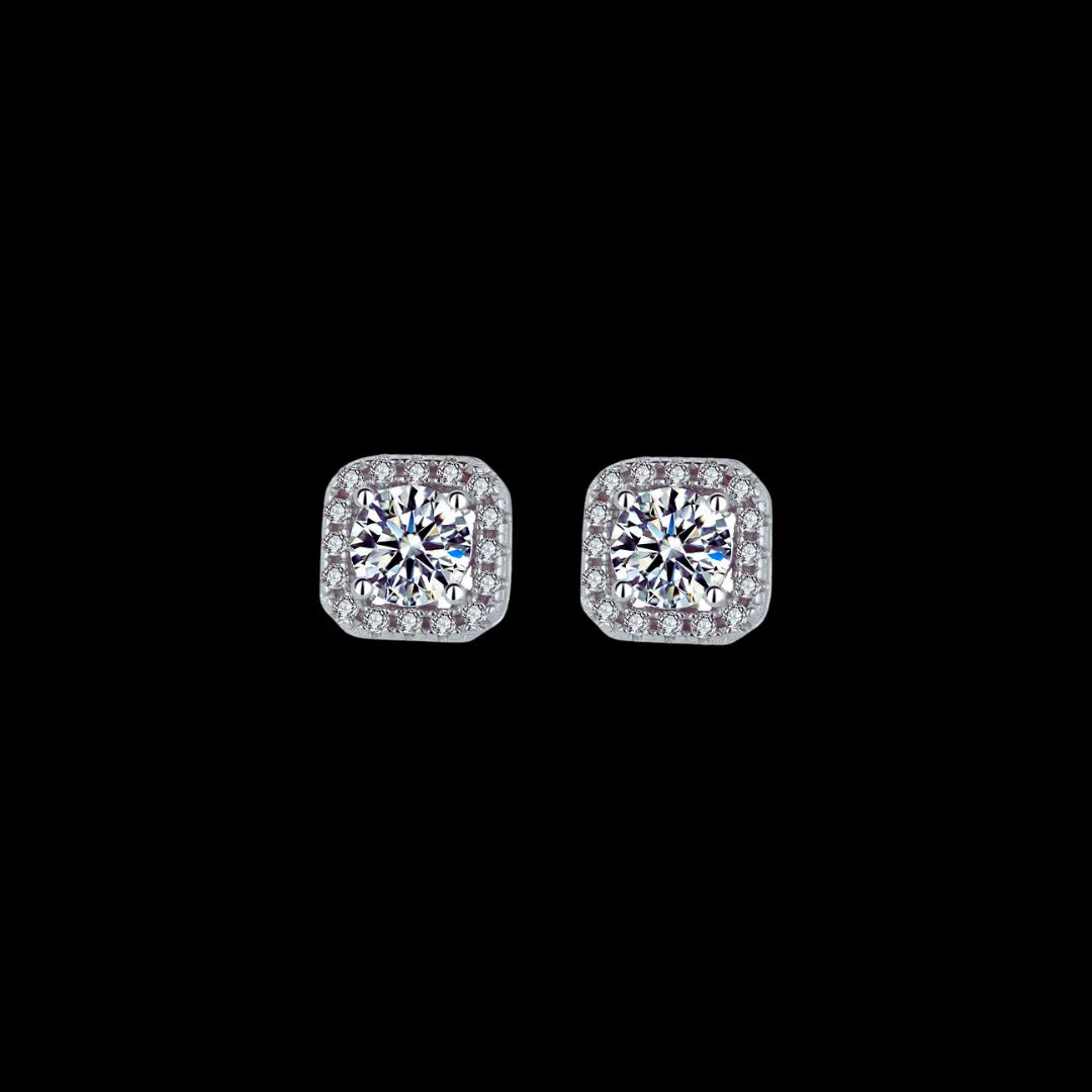 SANTANA&CO - Cushion Cut Stud Earrings