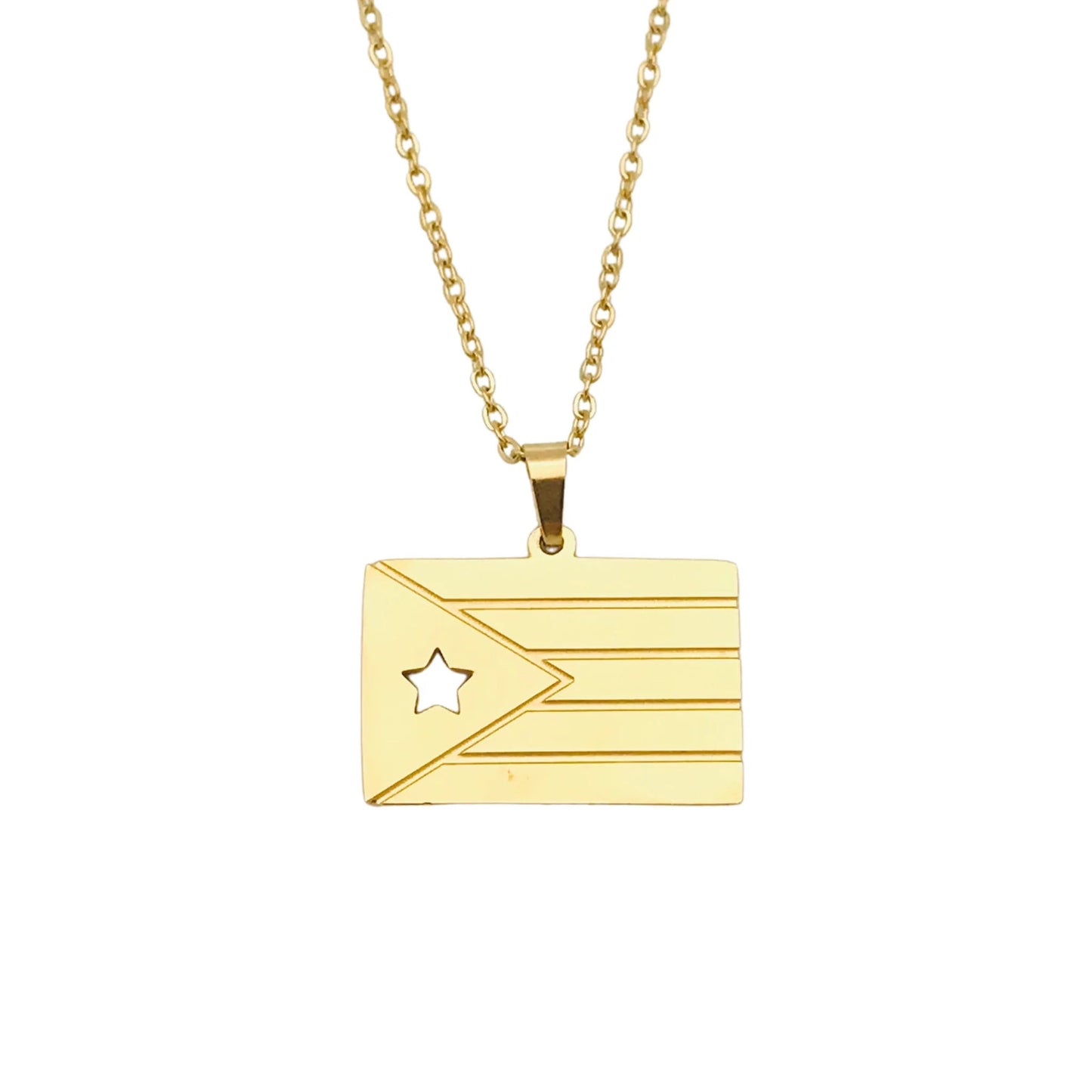 SAMPLE | GOLD BANDERA NECKLACE