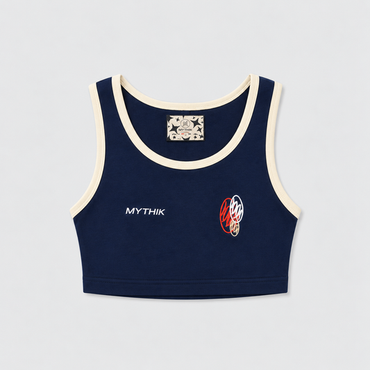 MYTHIK | BLUE TANK TOP