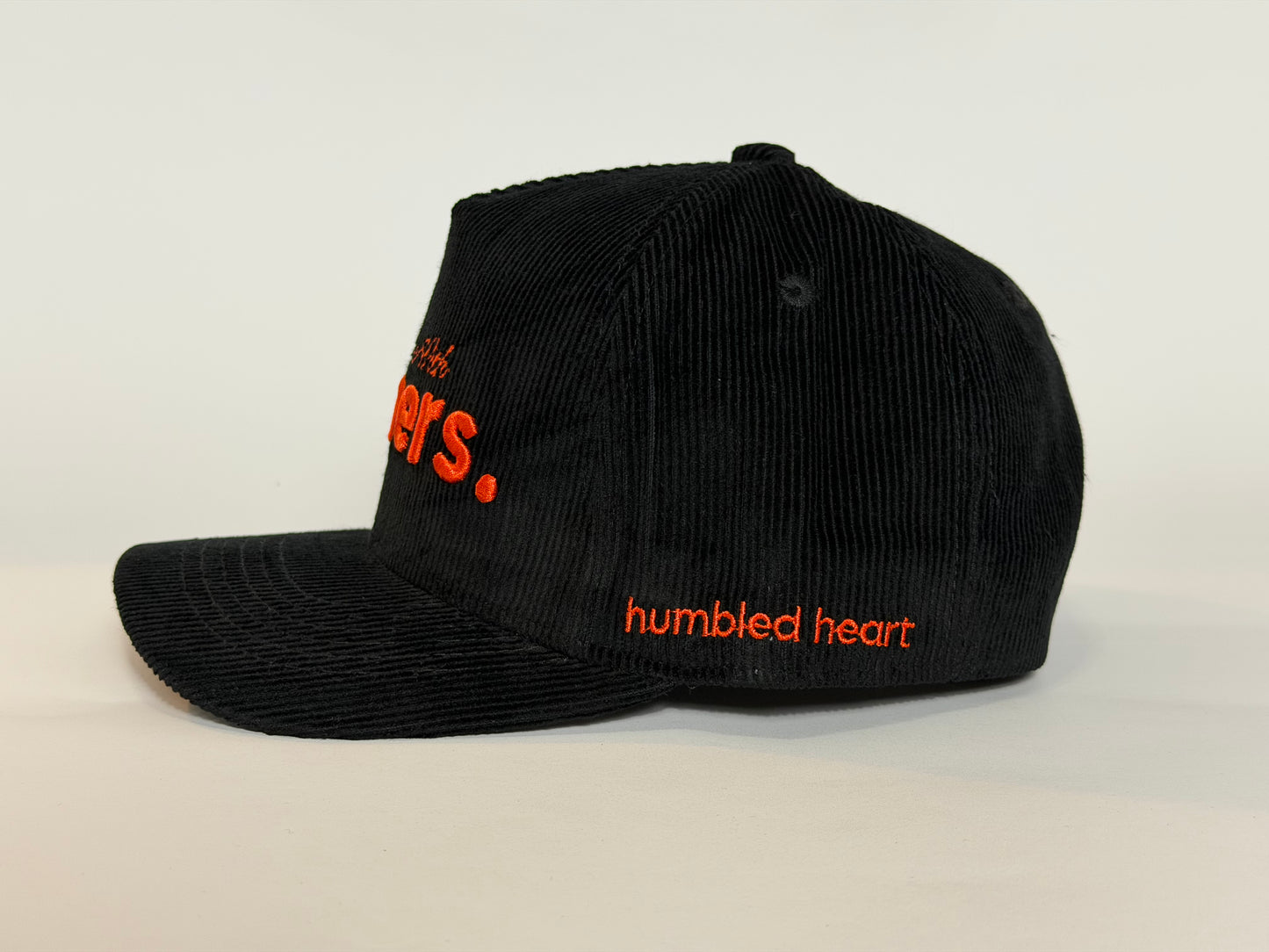 HUMBLED HEART | SINNERS BLACK CORDUROY CAP