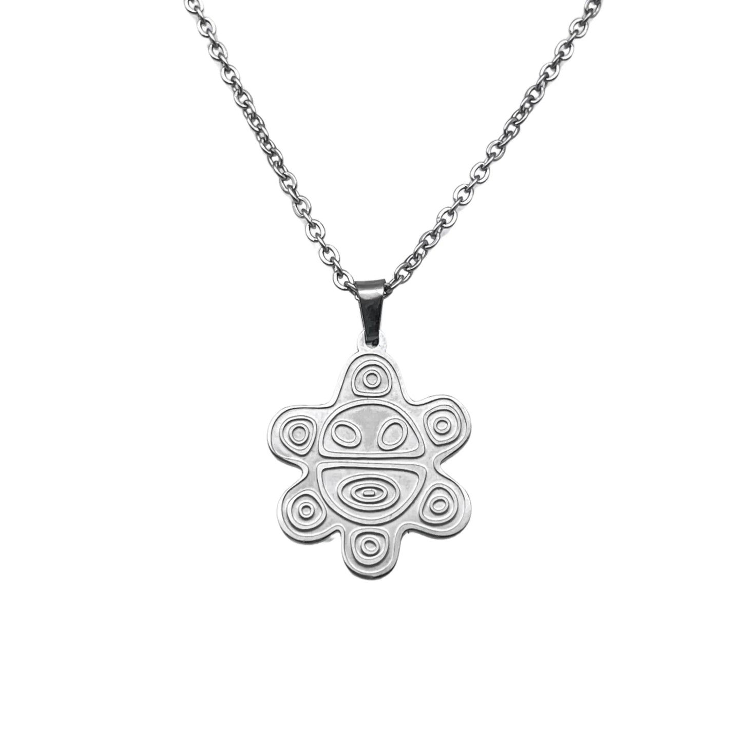 SAMPLE | SILVER SOL TAÍNO NECKLACE
