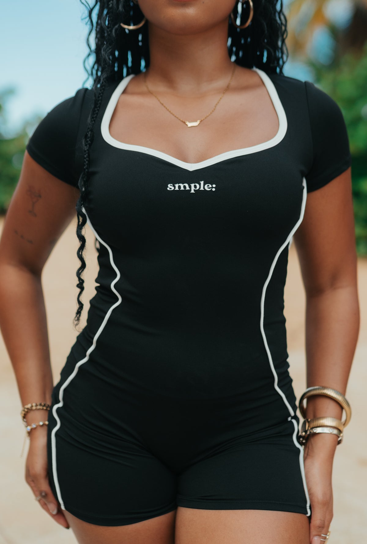 SAMPLE | Bodysuit Black