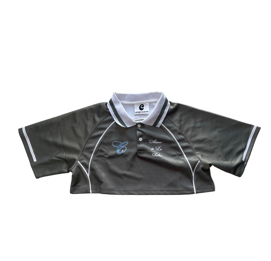 COLONIV | GREEN POLO MUSEO CROP