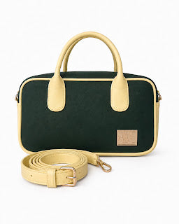 BLIVE | Cartera - Verde/amarillo