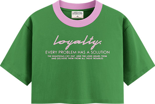 LOYALTY | Green Crop Top