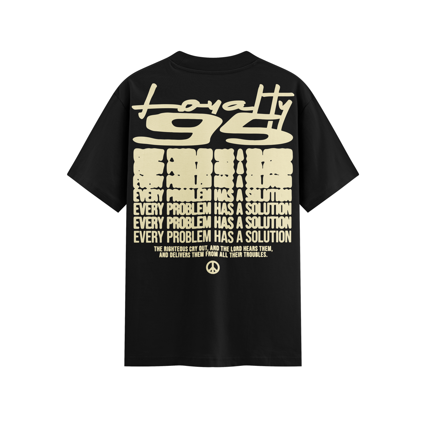 LOYALTY | Black Logo Tee
