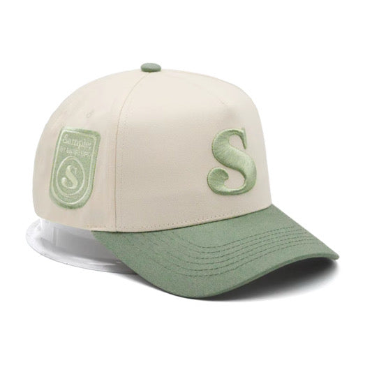 Sample -  OG Sage Green /Cream Snapback Hat