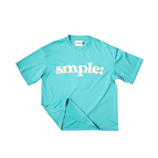 SAMPLE PLUSH TEE  | AQUA